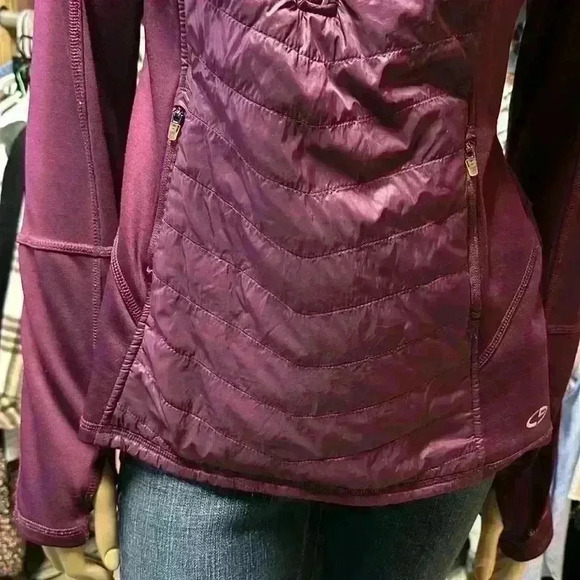 Women’s Champion Duo Dry Venture Warm Maroon quilted pullover size M - Picture 7 of 12